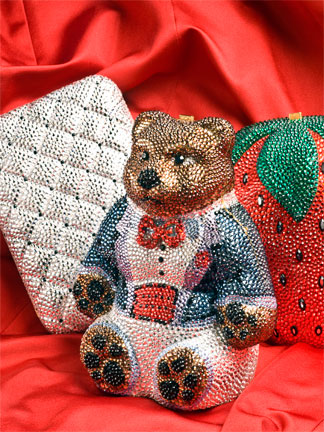 Quilted Bag, Bear Bag and Strawberry bag